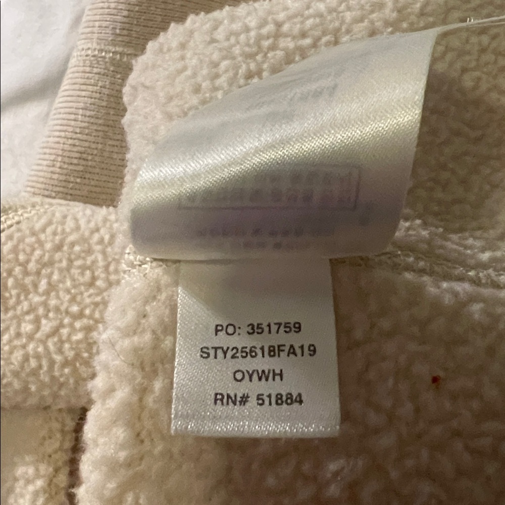 Patagonia Cream Quarter-Zip Fleece Jacket - Picture 10 of 11